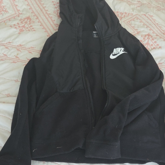 Nike Other - Nike Black Full-Zip Jacket with White Logo